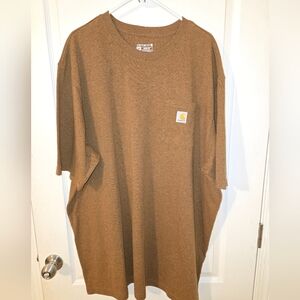 Carhartt Men's Short Sleeve Brown Tee